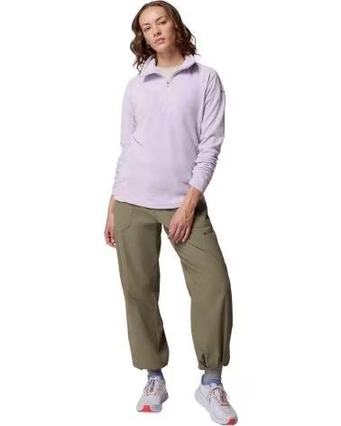 COLUMBIA GIACCA IN PILE DONNA GLACIAL FLEECE IV HALF ZIP LAVANDA MUJER