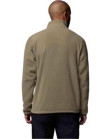 COLUMBIA FELPA JASPER RIDGE CON MEZZA ZIP PALIDO