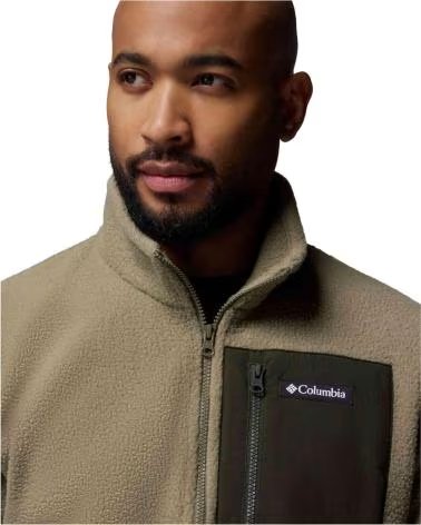 COLUMBIA FELPA JASPER RIDGE CON MEZZA ZIP PALIDO