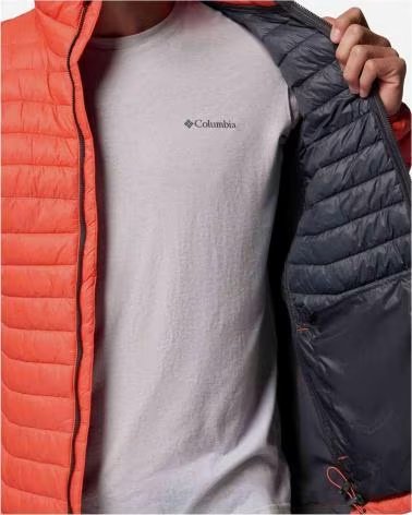 COLUMBIA CHAQUETA CHAQUETA POWDER PASS HYBRID EN PARA HOMBRE NARANJA