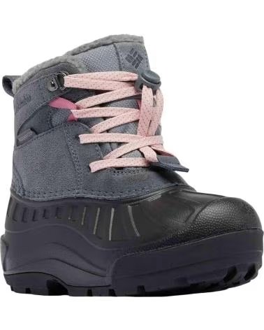 COLUMBIA BOTAS BOTAS POWDERBUG ALPINE WATERPROOF GRIS OSCURO EN GRIS PARA NINOS UNISEX INFANTIL