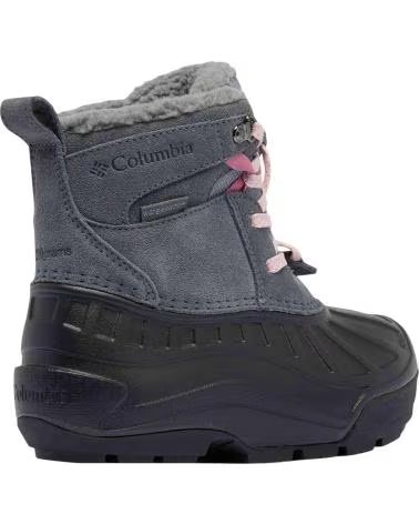 COLUMBIA BOTAS BOTAS POWDERBUG ALPINE WATERPROOF GRIS OSCURO EN GRIS PARA NINOS UNISEX INFANTIL