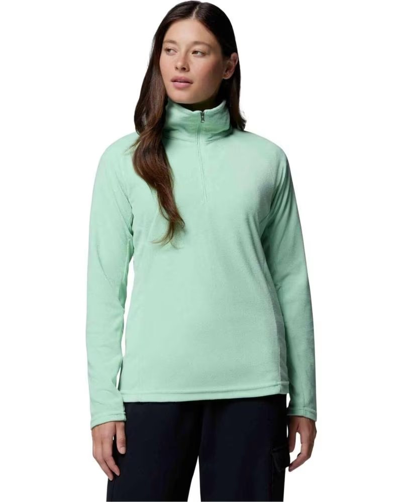COLUMBIA FELPA GLACIAL FLEECE IV HALF ZIP VERDE MENTA DONNA MUJER