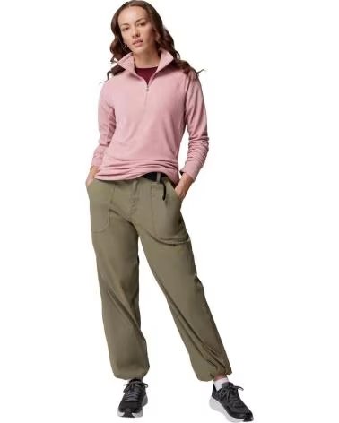 COLUMBIA FELPA IN PILE GLACIAL FLEECE IV HALF ZIP ROSA MUJER