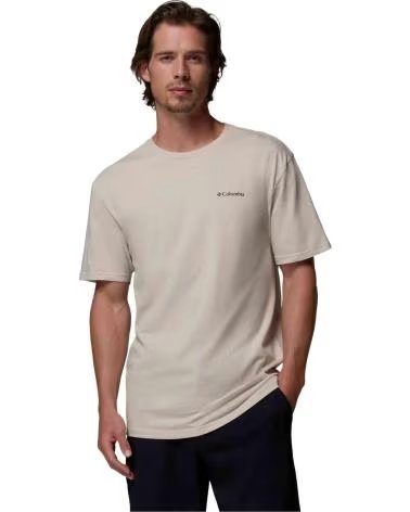 COLUMBIA CSC BASIC LOGO SHORT SLEEVE T-SHIRT FOR MEN MARRON
