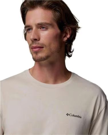 COLUMBIA CSC BASIC LOGO SHORT SLEEVE T-SHIRT FOR MEN MARRON
