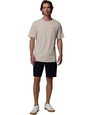 COLUMBIA CSC BASIC LOGO SHORT SLEEVE T-SHIRT FOR MEN MARRON
