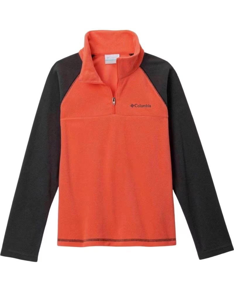 COLUMBIA SWEATSHIRT DE FLEECE GLACIAL HALF ZIP LARANJA