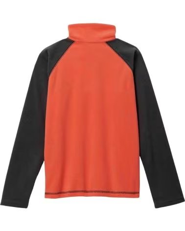 COLUMBIA SWEATSHIRT DE FLEECE GLACIAL HALF ZIP LARANJA
