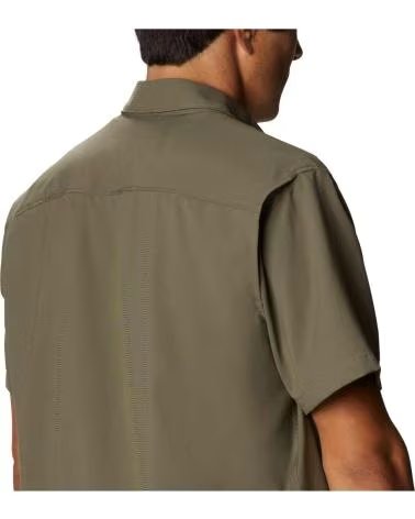 COLUMBIA CAMISA CAMISA UTILIZER II SOLID MANGA CORTA MARRON EN VERDE PARA UNISEX VERDOSO