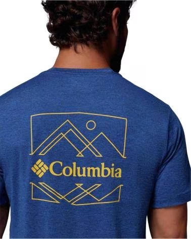 COLUMBIA CAMISETA KWICK HIKE BACK GRAPHIC MANGA CORTA ULTRA