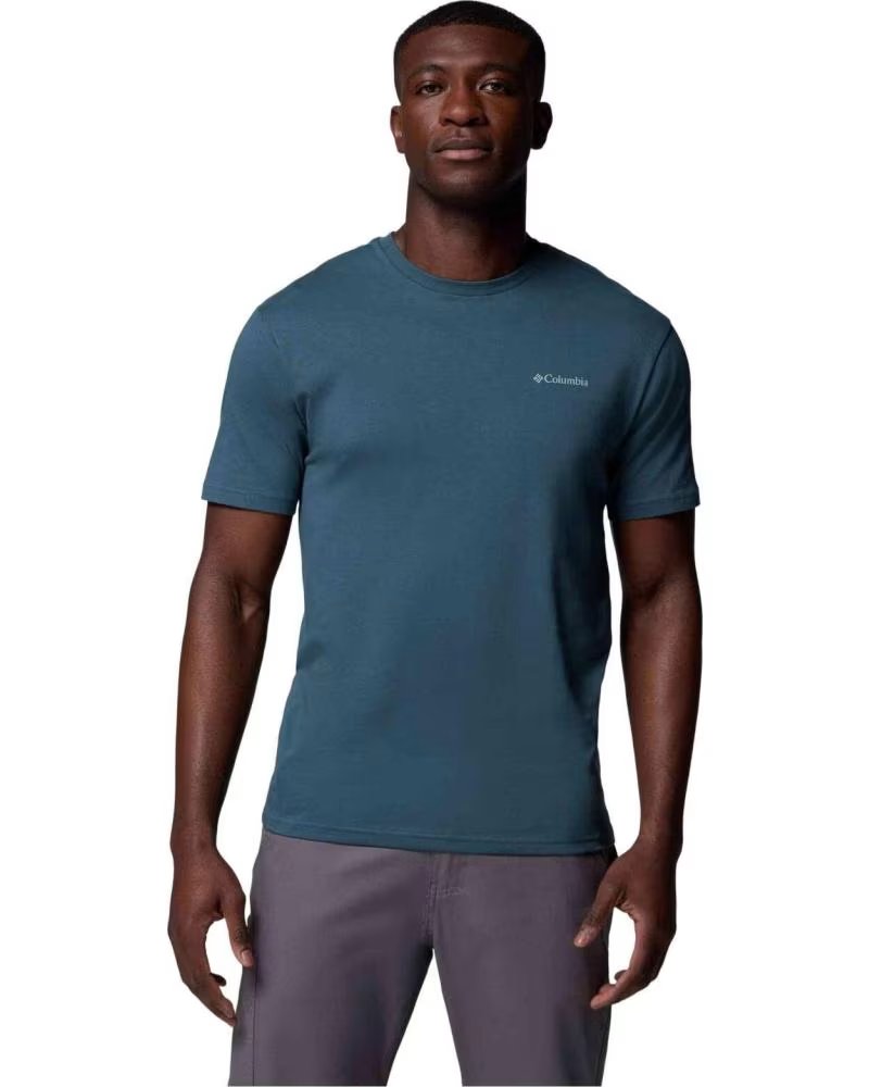 COLUMBIA T-SHIRT À MANCHES COURTES NORTH CASCADES POUR HOMME AZULADO