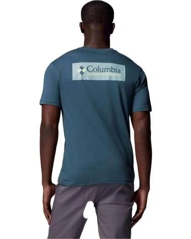 COLUMBIA T-SHIRT À MANCHES COURTES NORTH CASCADES POUR HOMME AZULADO