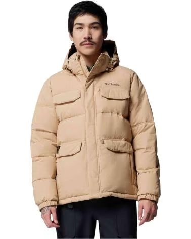COLUMBIA GIACCA CON CAPPUCCIO LANDROAMER PUFFER BEIGE