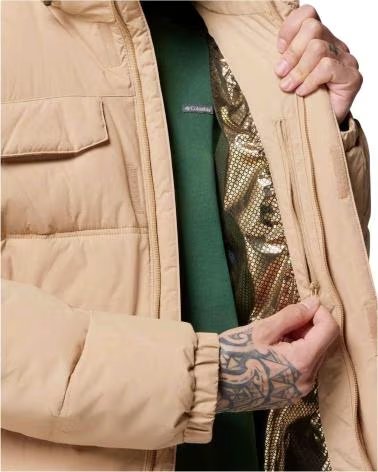 COLUMBIA GIACCA CON CAPPUCCIO LANDROAMER PUFFER BEIGE