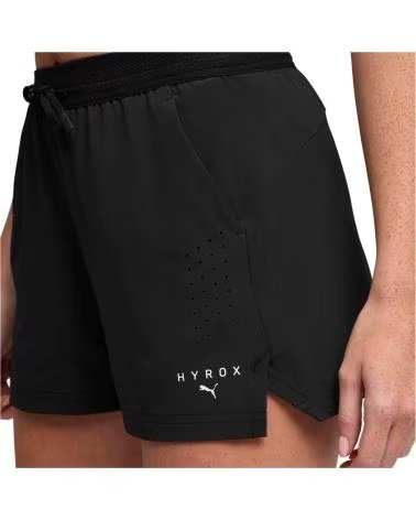 PUMA HYROX DRYELITE WOVEN SHORTS FOR WOMEN BLACK
