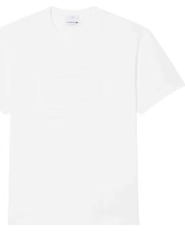 LACOSTE CAMISETA DE MANGA CORTA BLANCA FLOUR
