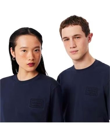 LACOSTE TH0753-166 KURZARM-T-SHIRT FÜR HERREN NAVY BLUE