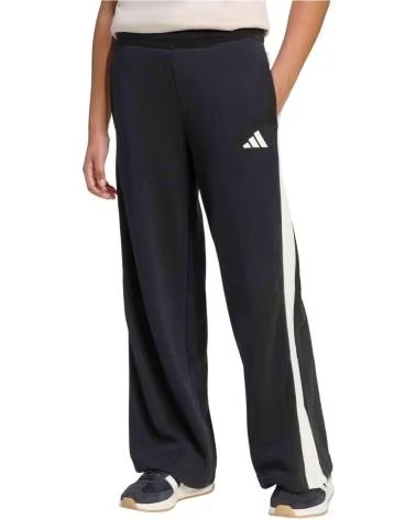 ADIDAS JG STD WL PNT LONG PANTS FOR GIRLS IN BLACK AND WHITE BLACK-OWHITE
