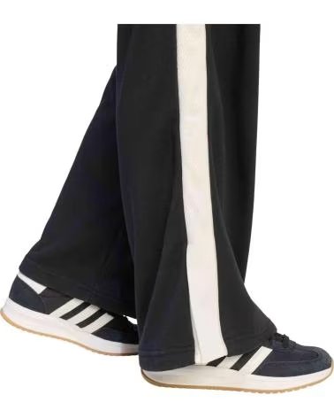 ADIDAS PANTALONI LUNGHI JG STD WL PNT PER RAGAZZE NERI E BIANCHI BLACK-OWHITE