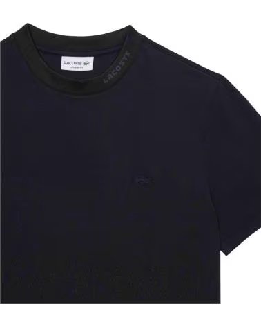 LACOSTE T-SHIRT A MANICHE CORTE TH5060-031 UNISEX NEGRO