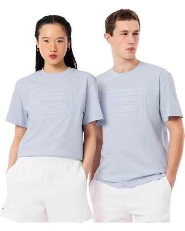LACOSTE T-SHIRT TH0794-J2G UNISEXE MANCHES COURTES AZUL