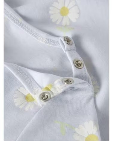 NAME IT KLEID 13229242-ANCIENTDAISY MIT GÄNSEBLÜMCHEN-PRINT IN HELLBLAU CELESTE CLARITO