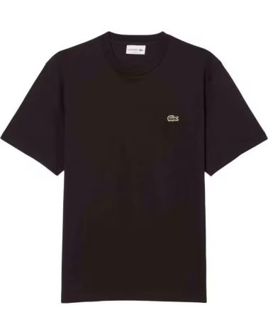 LACOSTE KURZARM-T-SHIRT MIT RUNDHALSAUSSCHNITT NEGRO