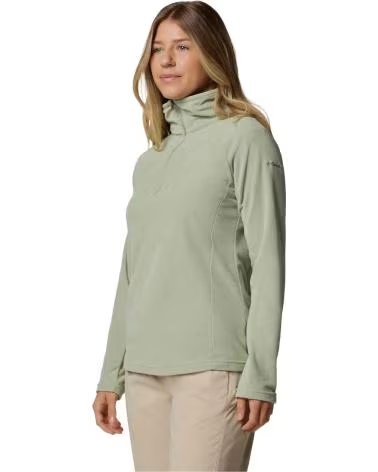 COLUMBIA FELPA GLACIAL FLEECE IV HALF ZIP VERDE MUJER
