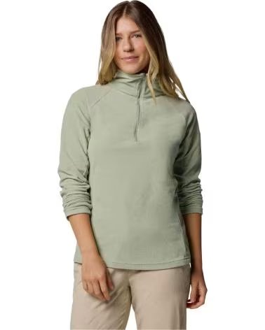 COLUMBIA FELPA GLACIAL FLEECE IV HALF ZIP VERDE MUJER