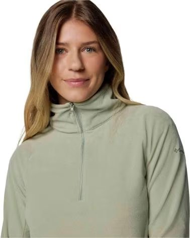 COLUMBIA FELPA GLACIAL FLEECE IV HALF ZIP VERDE MUJER