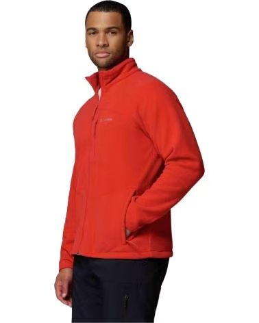 COLUMBIA GIACCA IN PILE FAST TREK II FULL ZIP ROSSA BRILLANTE