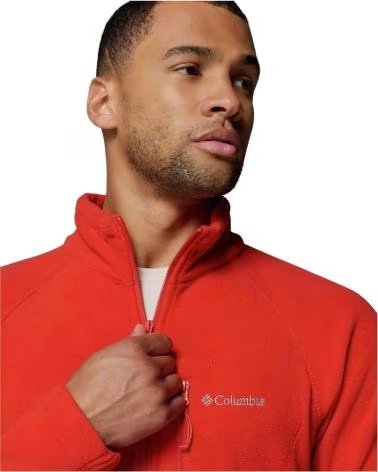 COLUMBIA GIACCA IN PILE FAST TREK II FULL ZIP ROSSA BRILLANTE