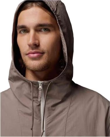 COLUMBIA CHAQUETA SPIRE VALLEY WINDBREAKER CON CAPUCHA MARRON
