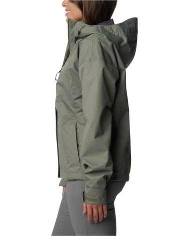 COLUMBIA CHAQUETA CHAQUETA CON CAPUCHA HIKEBOUND II VERDE BOSQUE EN VERDE PARA UNISEX MUJER
