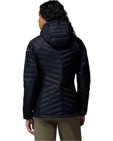 COLUMBIA CASACO COM CAPUZ POWDER PASS III HYBRID MUJER