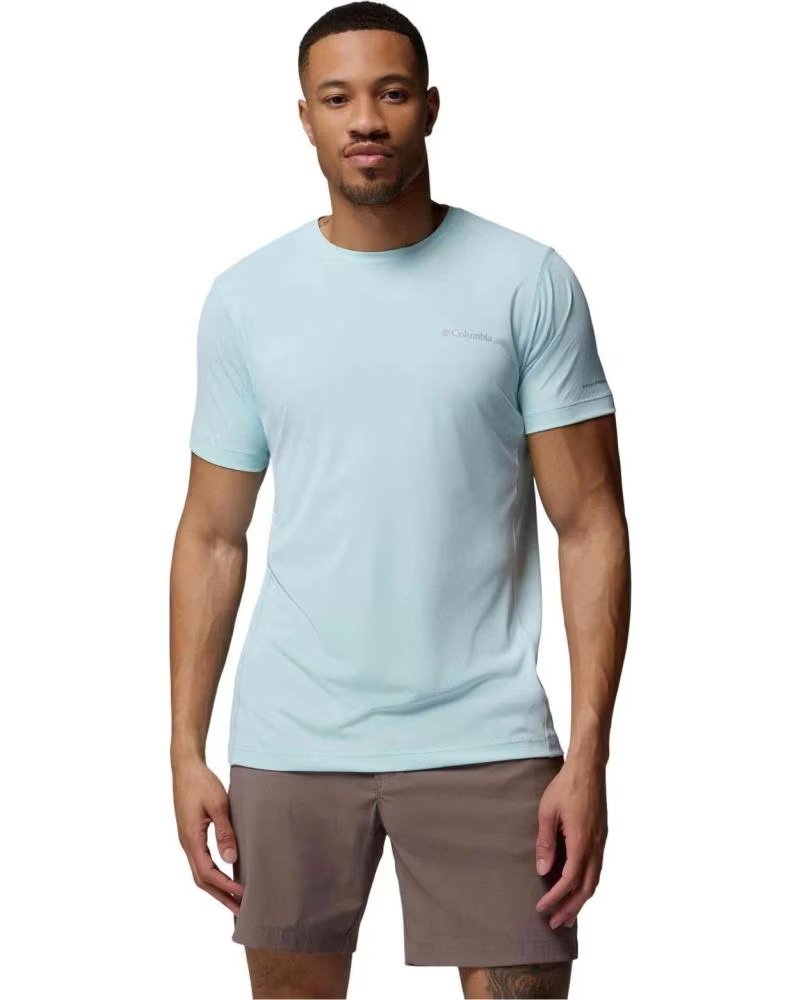 COLUMBIA T-SHIRT ZERO RULES LIGHT A MANICHE CORTE BLU
