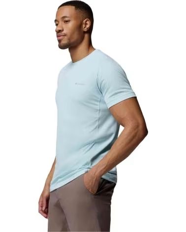 COLUMBIA T-SHIRT ZERO RULES LIGHT A MANICHE CORTE BLU