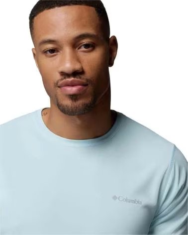 COLUMBIA T-SHIRT ZERO RULES LIGHT A MANICHE CORTE BLU