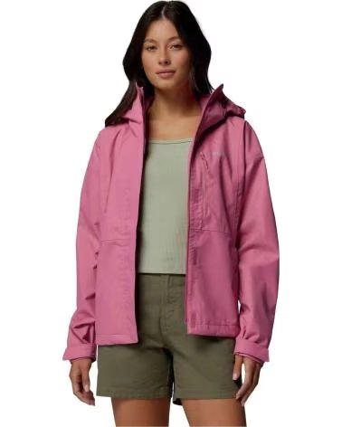 COLUMBIA CHAQUETA CHAQUETA CON CAPUCHA HIKEBOUND II ROSA EN ROSA PARA UNISEX MUJER