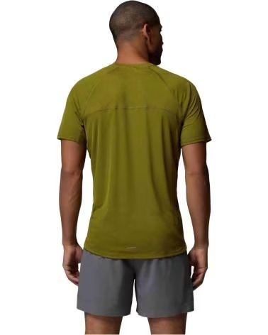 COLUMBIA T-SHIRT A MANICHE CORTE STEALTH SPRING OLIVA