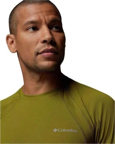 COLUMBIA T-SHIRT A MANICHE CORTE STEALTH SPRING OLIVA