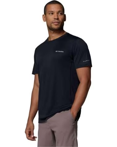 COLUMBIA CAMISETA DE MANGA CORTA CAMISETA ZERO RULES LIGHT MANGA CORTA NEGRO EN NEGRO PARA HOMBRE OSCURO