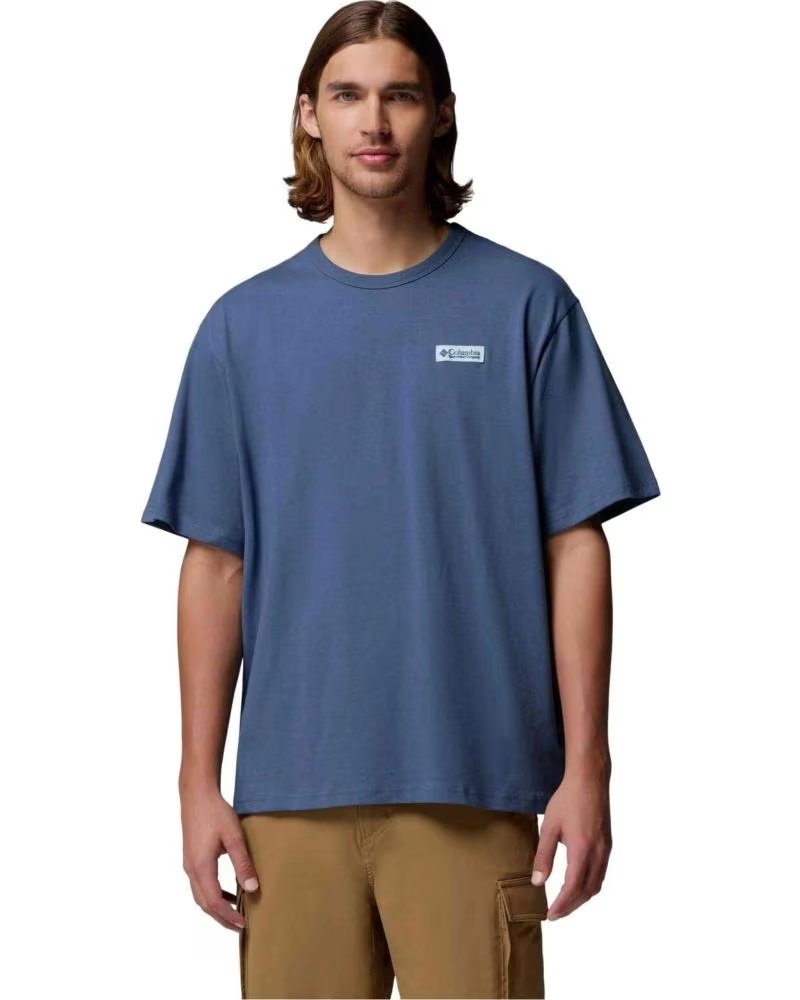 COLUMBIA T-SHIRT A MANICHE CORTE CSC HEAVYWEIGHT ICONIC INDIGO