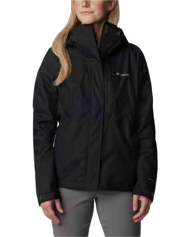 COLUMBIA CHAQUETA CHAQUETA CON CAPUCHA HIKEBOUND II NEGRO PURO EN NEGRO PARA UNISEX MUJER