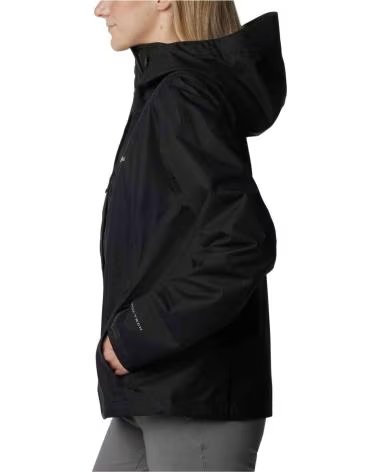 COLUMBIA CHAQUETA CHAQUETA CON CAPUCHA HIKEBOUND II NEGRO PURO EN NEGRO PARA UNISEX MUJER