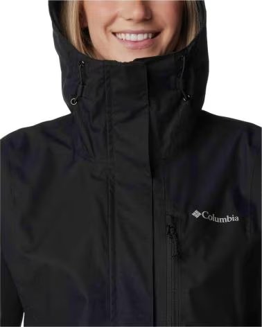 COLUMBIA CHAQUETA CHAQUETA CON CAPUCHA HIKEBOUND II NEGRO PURO EN NEGRO PARA UNISEX MUJER