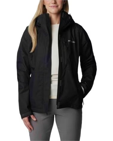 COLUMBIA CHAQUETA CHAQUETA CON CAPUCHA HIKEBOUND II NEGRO PURO EN NEGRO PARA UNISEX MUJER