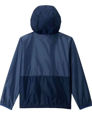 COLUMBIA VESTE COUPE-VENT BACK BOWL II À CAPUCHE BLEU NUIT POUR ENFANT INFANTIL