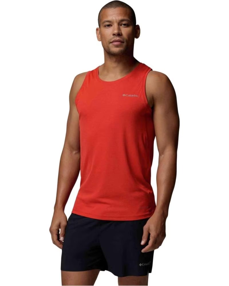 COLUMBIA CAMISETA DE TIRANTES CAMISETA STEALTH SPRING SIN ROJO ANARANJADO EN ROJO PARA HOMBRE MANGAS